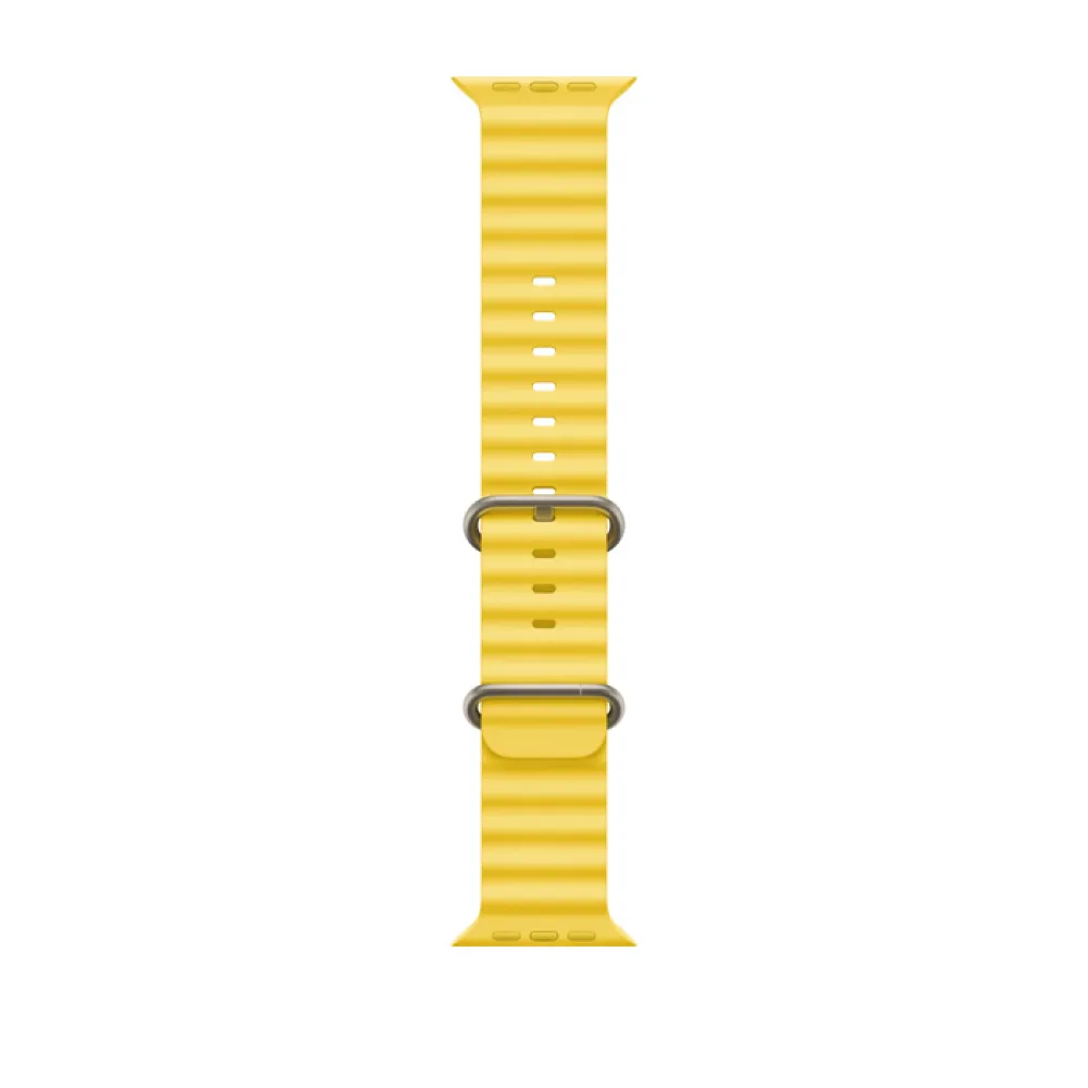 Apple Watch Ultra, 49мм, "океанический" ремешок желтого цвета