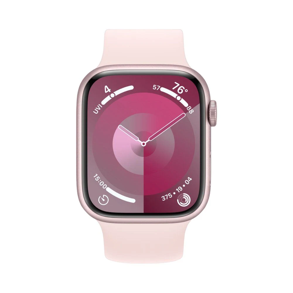 Apple Watch Series 9, 45мм, корпус из алюминия розового цвета